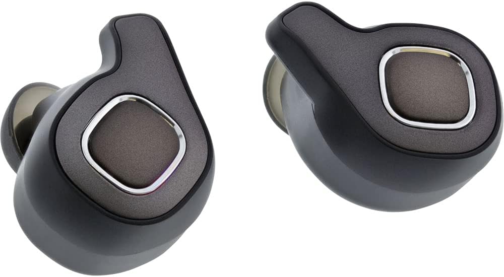 InLine 55356T PURE Air TWS, Bluetooth In-Ear Kopfhörer mit True wireless Stereo, mit Qi-Case PowerBank, Schwarz, In-Ears: 27x23x23mm / Ladegehäuse: 76x54x30mm