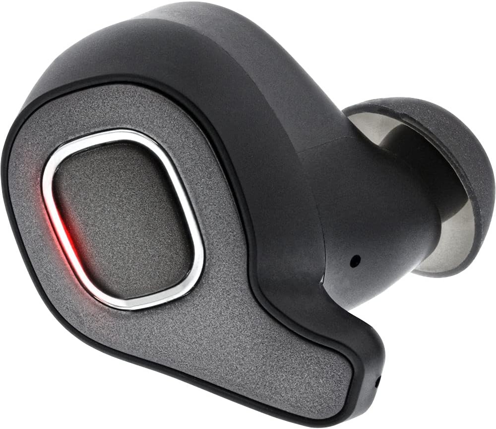 InLine 55356T PURE Air TWS, Bluetooth In-Ear Kopfhörer mit True wireless Stereo, mit Qi-Case PowerBank, Schwarz, In-Ears: 27x23x23mm / Ladegehäuse: 76x54x30mm