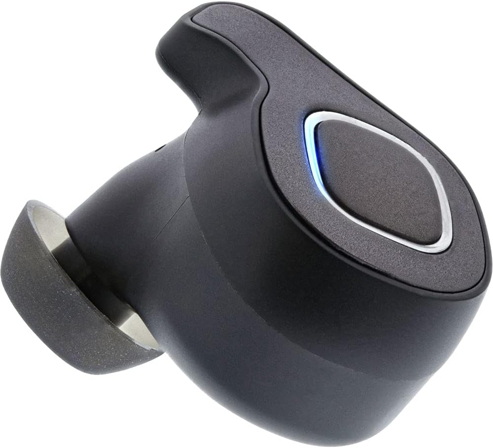 InLine 55356T PURE Air TWS, Bluetooth In-Ear Kopfhörer mit True wireless Stereo, mit Qi-Case PowerBank, Schwarz, In-Ears: 27x23x23mm / Ladegehäuse: 76x54x30mm