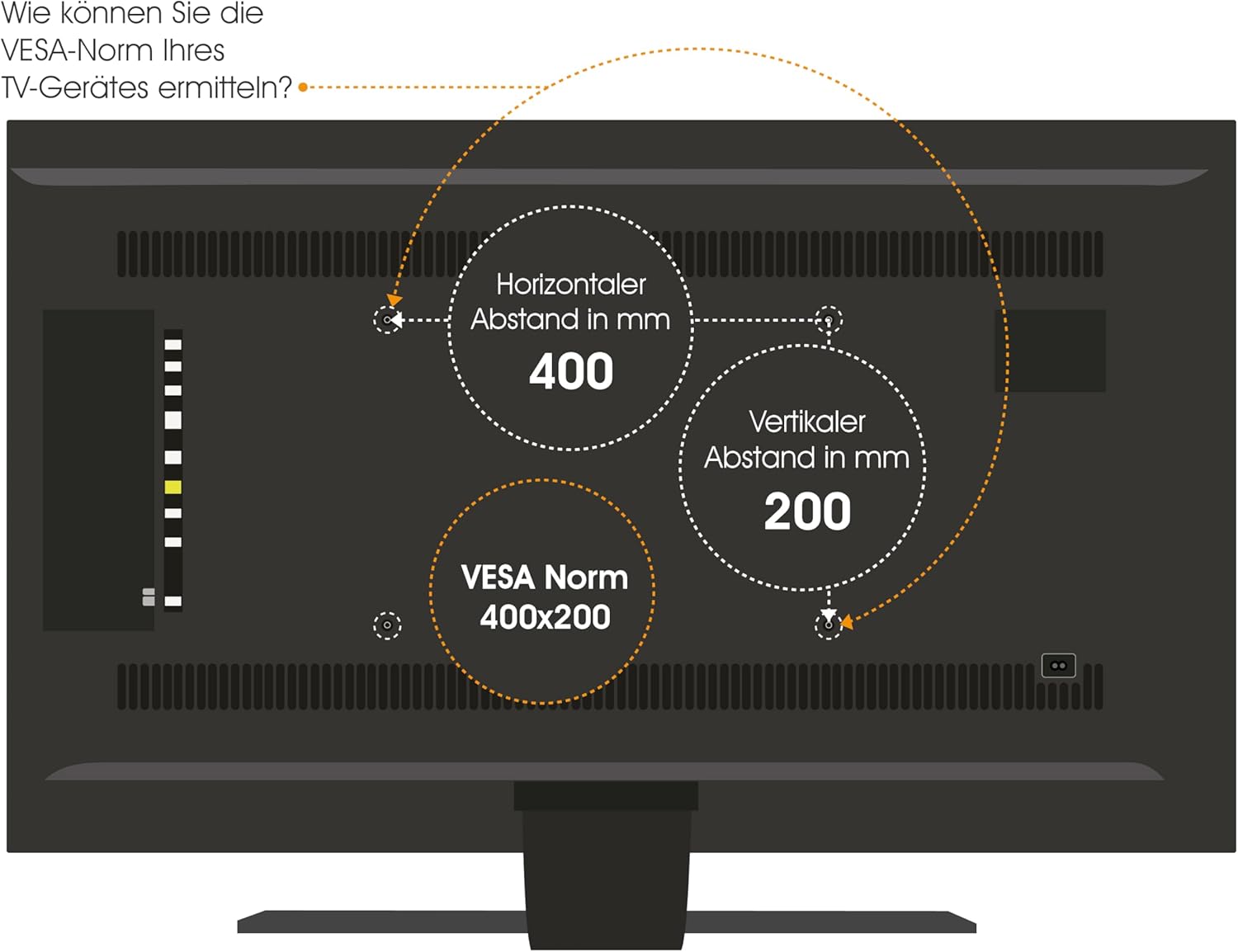 myWall Wall HP32L, 20 Jahre Garantie, Wandhalter für LCD Fernseher 254 cm (100 Zoll)