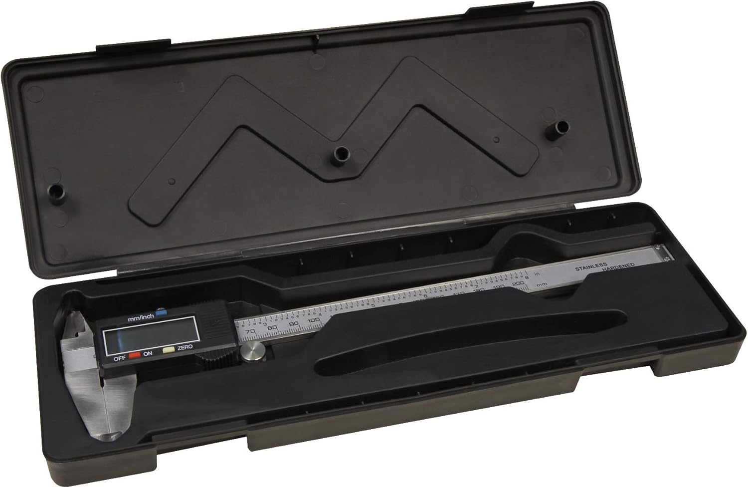 MC POWER - digitale Schieblehre Messschieber | MS-200 | 200mm, LC-Display, mm und inch