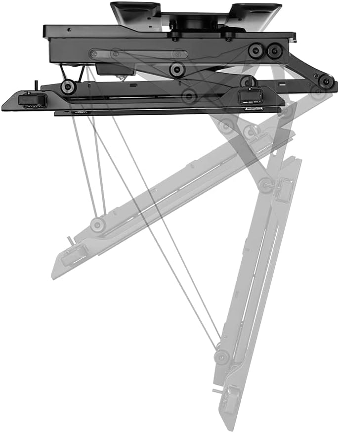 My Wall TV-Deckenhalterung HL47ML Motorisiert&Klappbar für Flachbildschirme mit Smart Home Steuerung für 32-75 Zoll, Belastung bis 35 kg mit 180° Drehfunktion