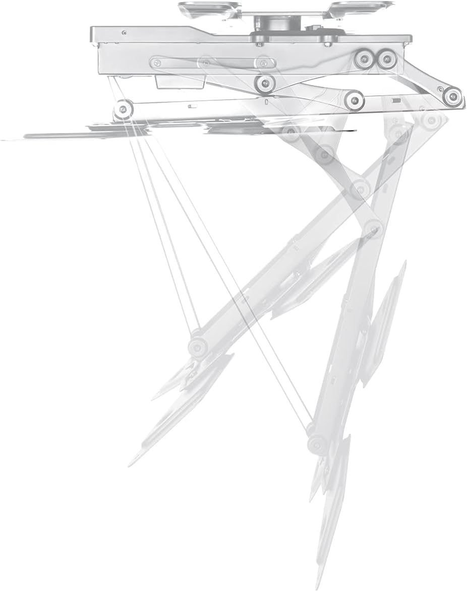 Mywall TV-Deckenhalterung HL46MWL Motorisiert&Klappbar für Flachbildschirme mit Smart Home Steuerung für 23-65 Zoll, Belastung bis 30 kg mit 180° Drehfunktion