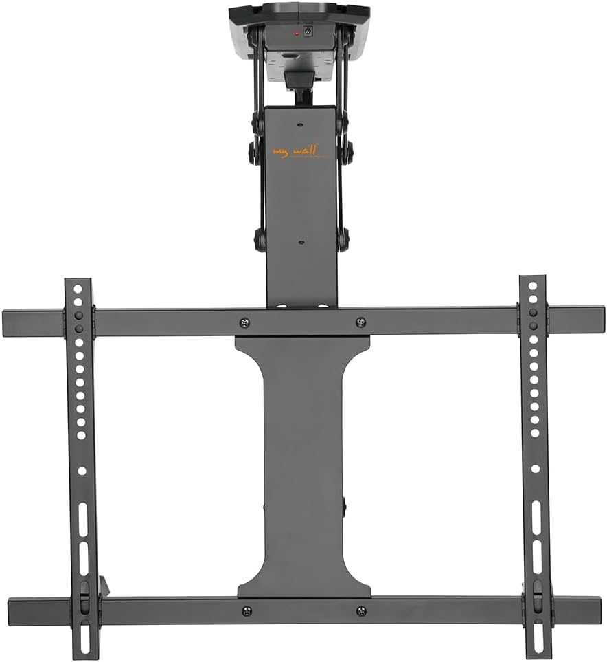 mywall HL44ML Motorisierter & klappbarer Smart Home Deckenhalterung für Fernseher für Bildschirmgrößen 32“ - 70“ (81-176 cm), Belastung bis 35 kg, mit Funk-Fernbedienung, mit Smart Home Funktion