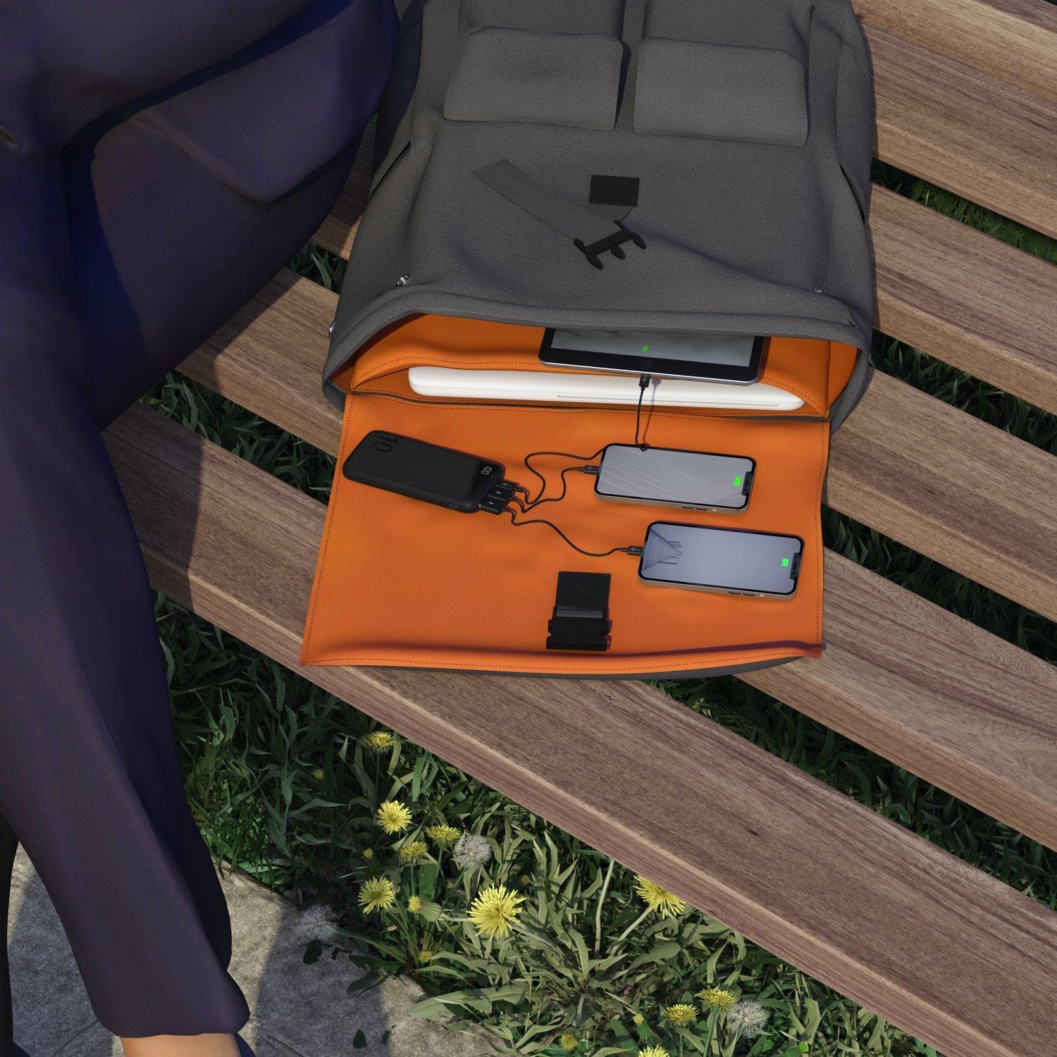 Powerbank Slimline 10.000 mAh / Externer Akku / Power Bank für Smartphone & Tablet