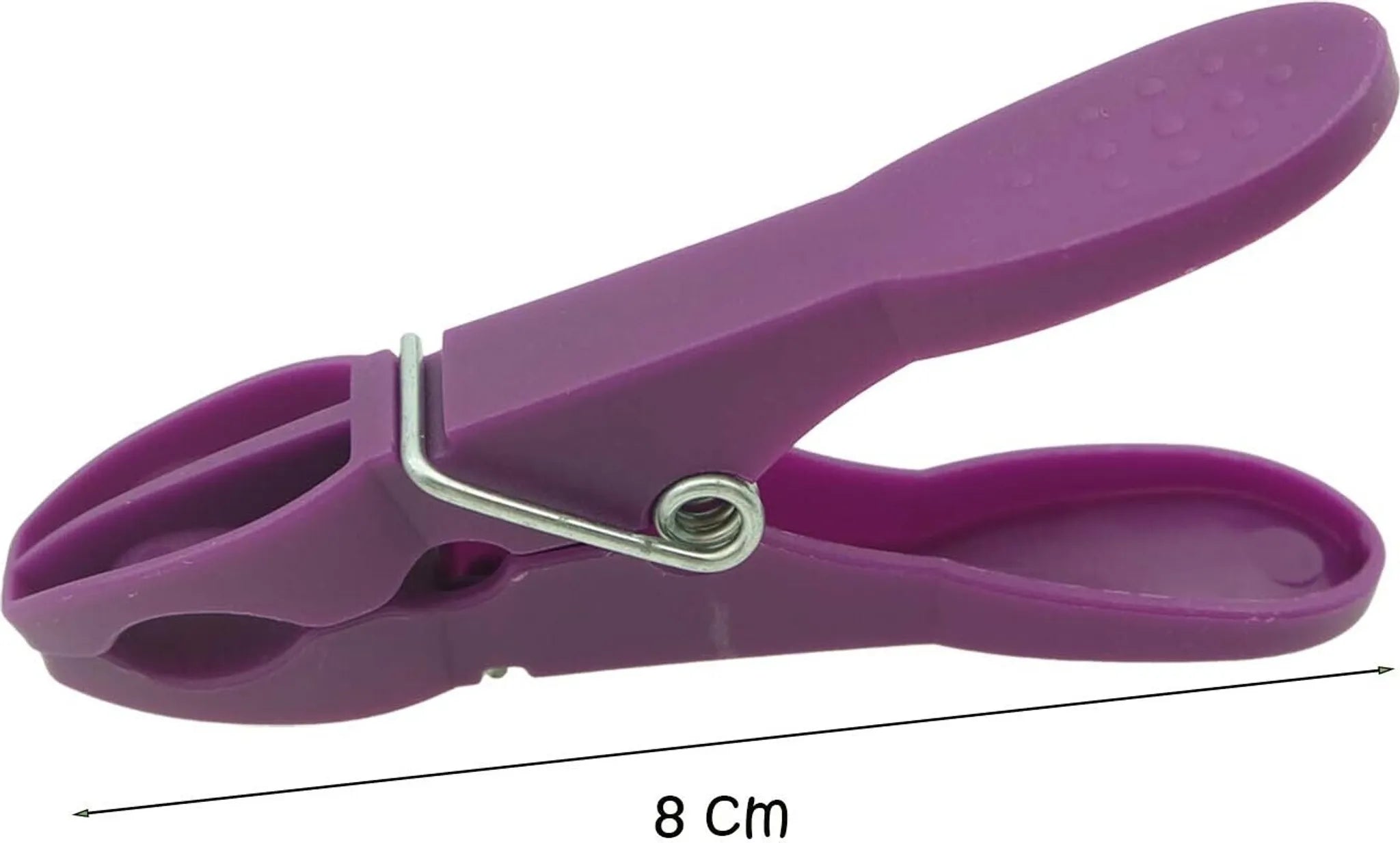 Wäscheklammern im Korb / Transparenter Korb / 30 bunte Klammern