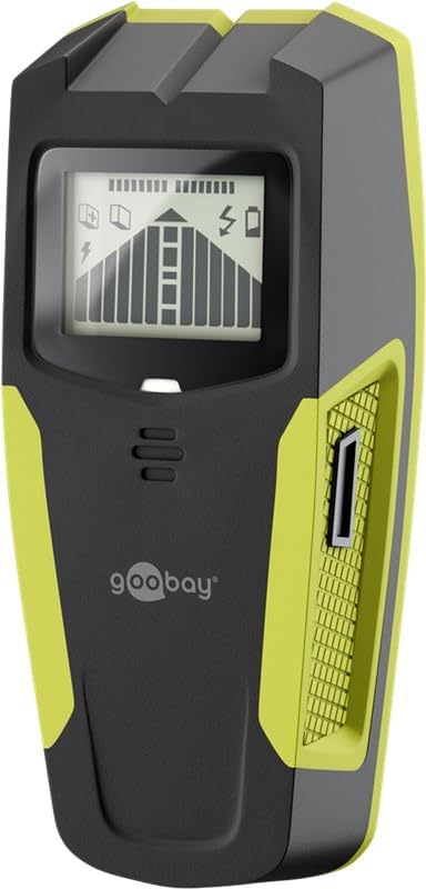 Multidetektor für Holz, Metall & Stromleitungen 3-in-1 Leitungssucher mit LCD-Display, Audio-Warnung & Auto-Kalibrierung – Wandscanner für Trockenbau, Decke & Boden