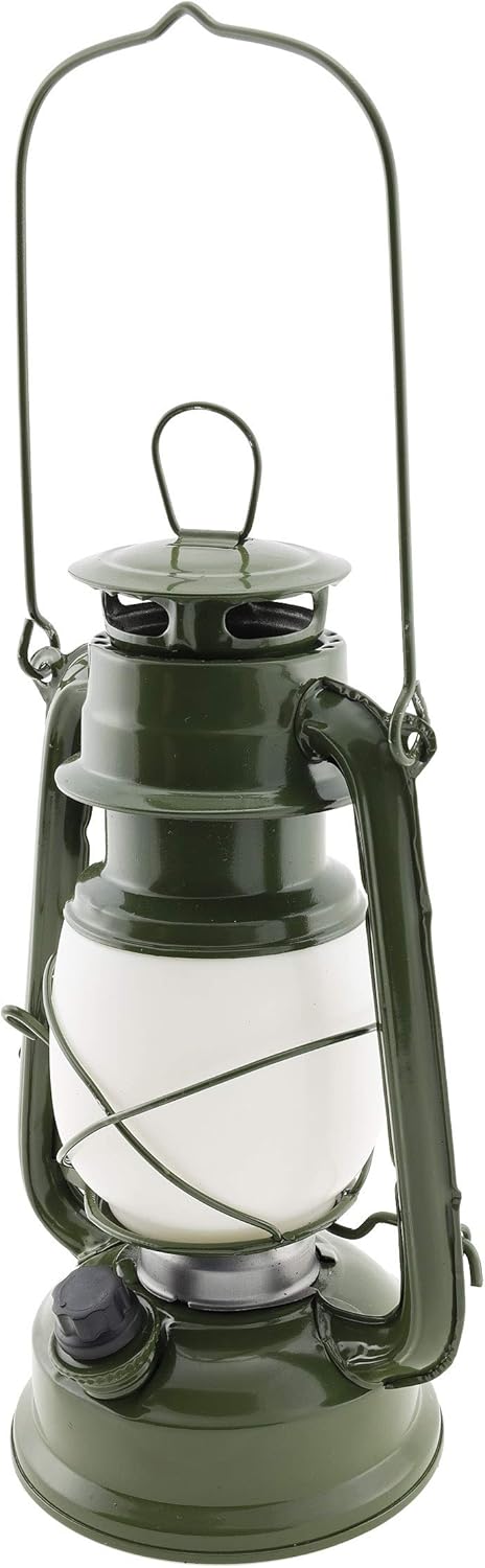 Led Campinglaterne 23cm Campinglampe Dimmbar Batterie mit Bügel Vintage Retro Design