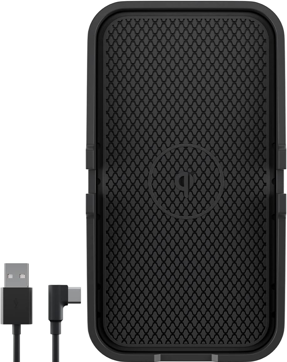 Kfz Wireless Charger 15W Qi Ladestation / kabelloses Ladegerät 15W / Induktive Ladestation Auto / Induktionsladegerät mit Handyhalter