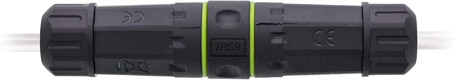 LWL-Kupplung LC Duplex, IP68, wasserdicht, Outdoor Glasfaserverbinder, Singlemode, LC LC Verbindung für M20 Gehäuse