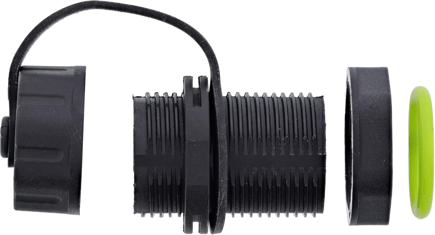 USB-A-Kabelkupplung, mini, IP68 wasserdicht, geschirmt, USB-A Buchse zu Buchse, 5 Gb/s Daten & 5 V/2 A Strom, USB-Verlängerung für Outdoor & Technik