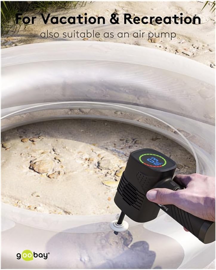 Elektrische Staubgebläse, 3 Stufen, 2.000 mAh Akku, 35.000 U/min, Wiederaufladbares Druckluftspray, bis 90 min Betriebsdauer, Reinigung für PC, Sofa, Tastatur, Auto, Sofa, LED Display