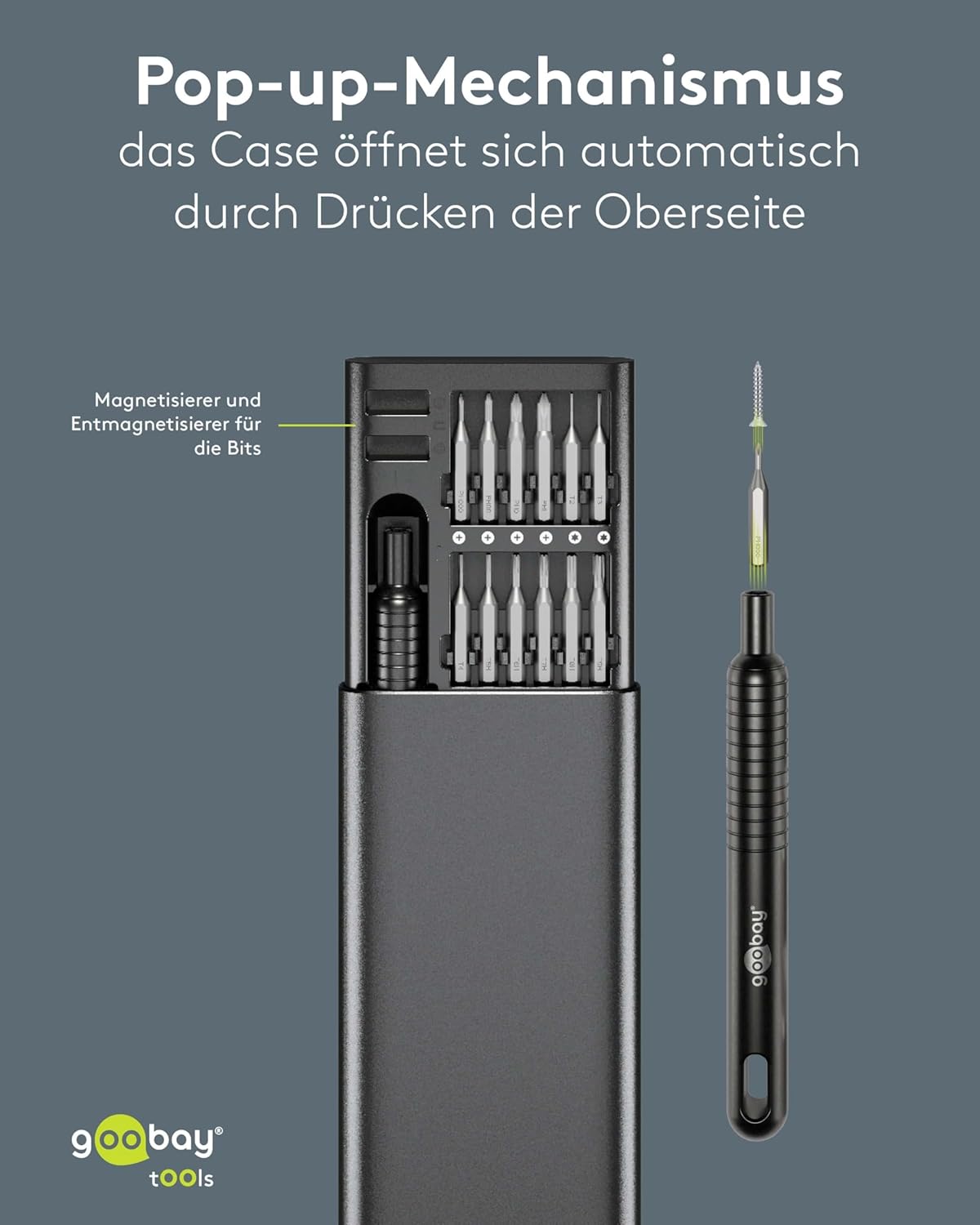 48 in 1 Schraubendreher Set, Tragbares Mini Werkzeug mit Präzisions-Bitsatz, Reparatur Kit für Macbook, Laptop, PS4, PS5, Iphone, Brille, Uhren,