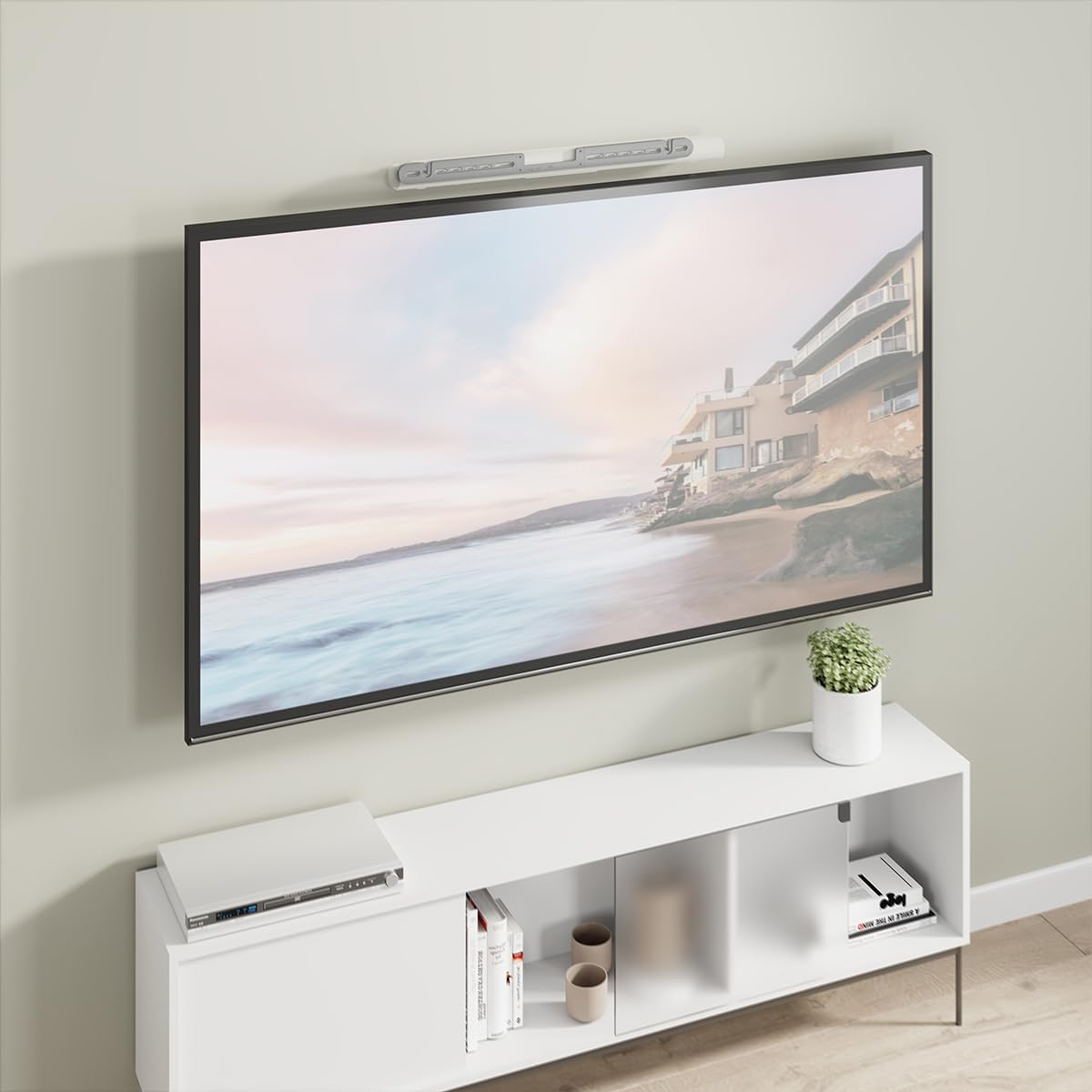 My Wall Wandhalterung für Soundbar SONOS® Arc Ultra HS29L – Slim Design, Antivibrations-Dämpfung, Flexible Montage über & unter dem Fernseher