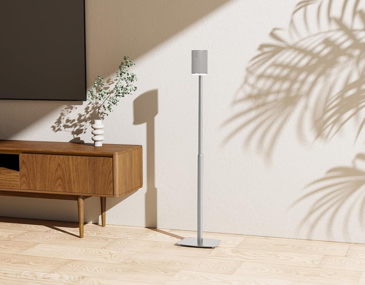 My Wall SonosEra100 Höhenverstellbare Lautsprecherständer - HS43WL, 2er Set, Sonos Ständer Höhenverstellbar, Perfekte Klangausrichtung, Entkoppelung, Sonos Standfuß