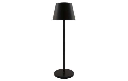 LED-Tischleuchte ROLF KERN „Club“ 38cm, schwarz, Akku, dimmbar