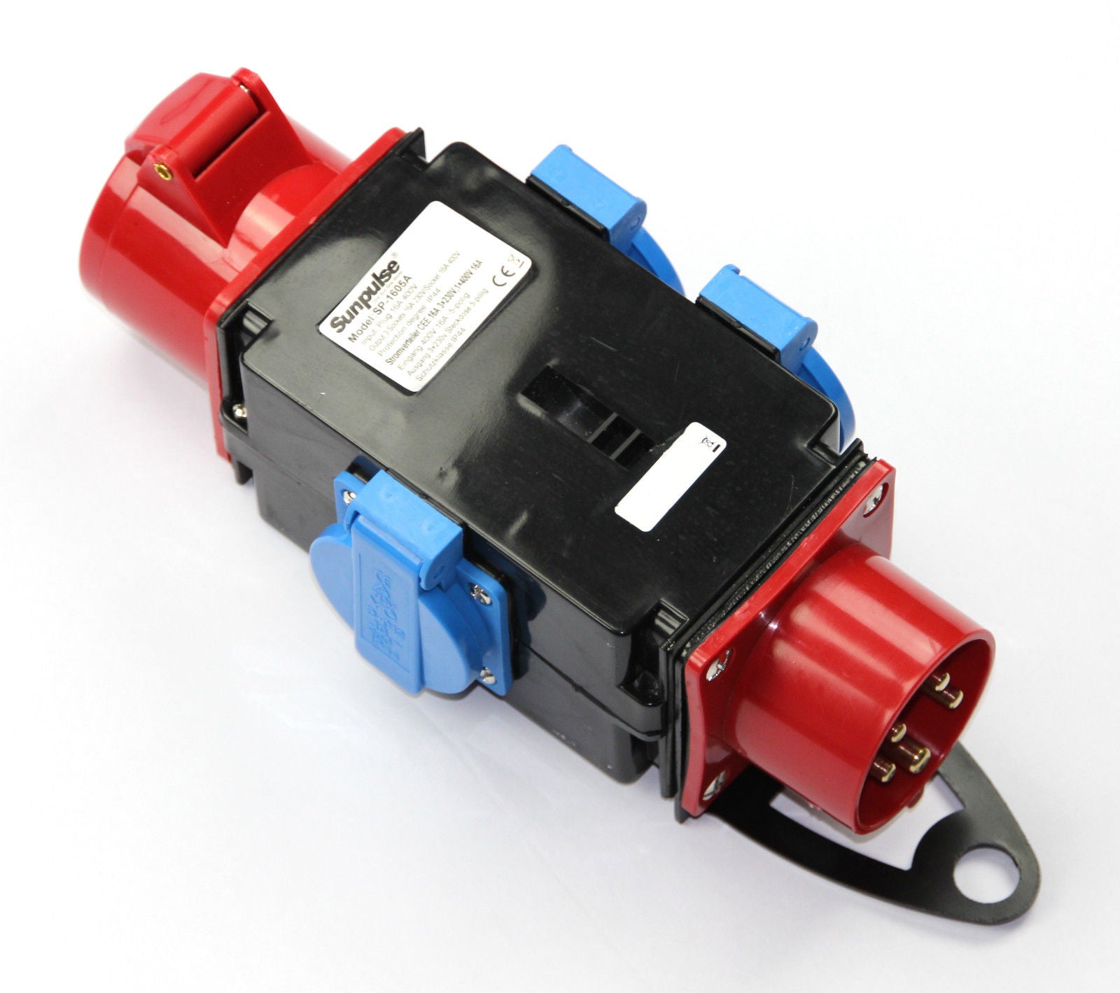 Baustromverteiler Starkstrom Schuko Adapter Verteiler 3 x 230V 1 x 400 V 5-polig 16A Outdoor