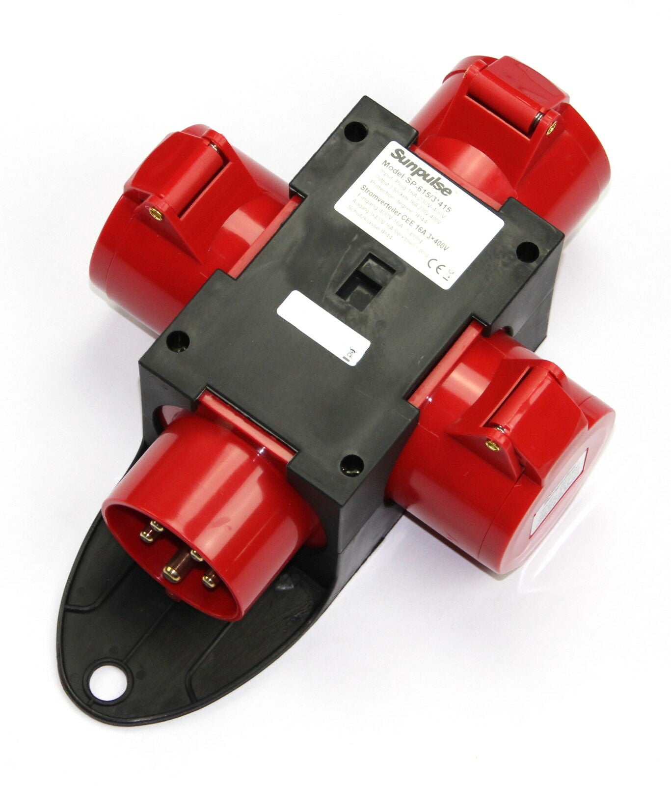 Adapter Stromverteiler CEE 16A 3 x 400V - Baustromverteiler Verteiler