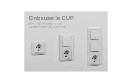 Steckdosen Set McPower Cup ''Beginner 3S'' 4-teilig, weiß