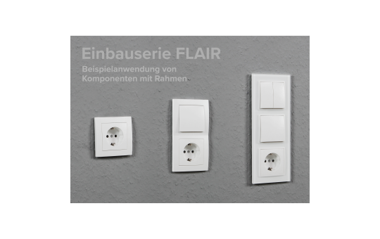 Schalter und Steckdosen Set McPower Flair ''Standard'', 20-teilig, weiß