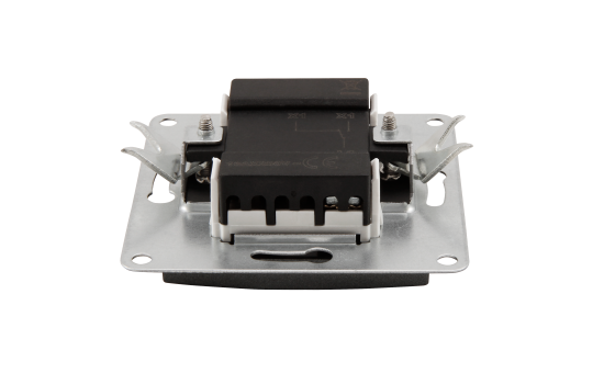 Wechselschalter McPower ''Flair'', 250V~/10A, anthrazit, inkl. Rahmen, 20er-Pack