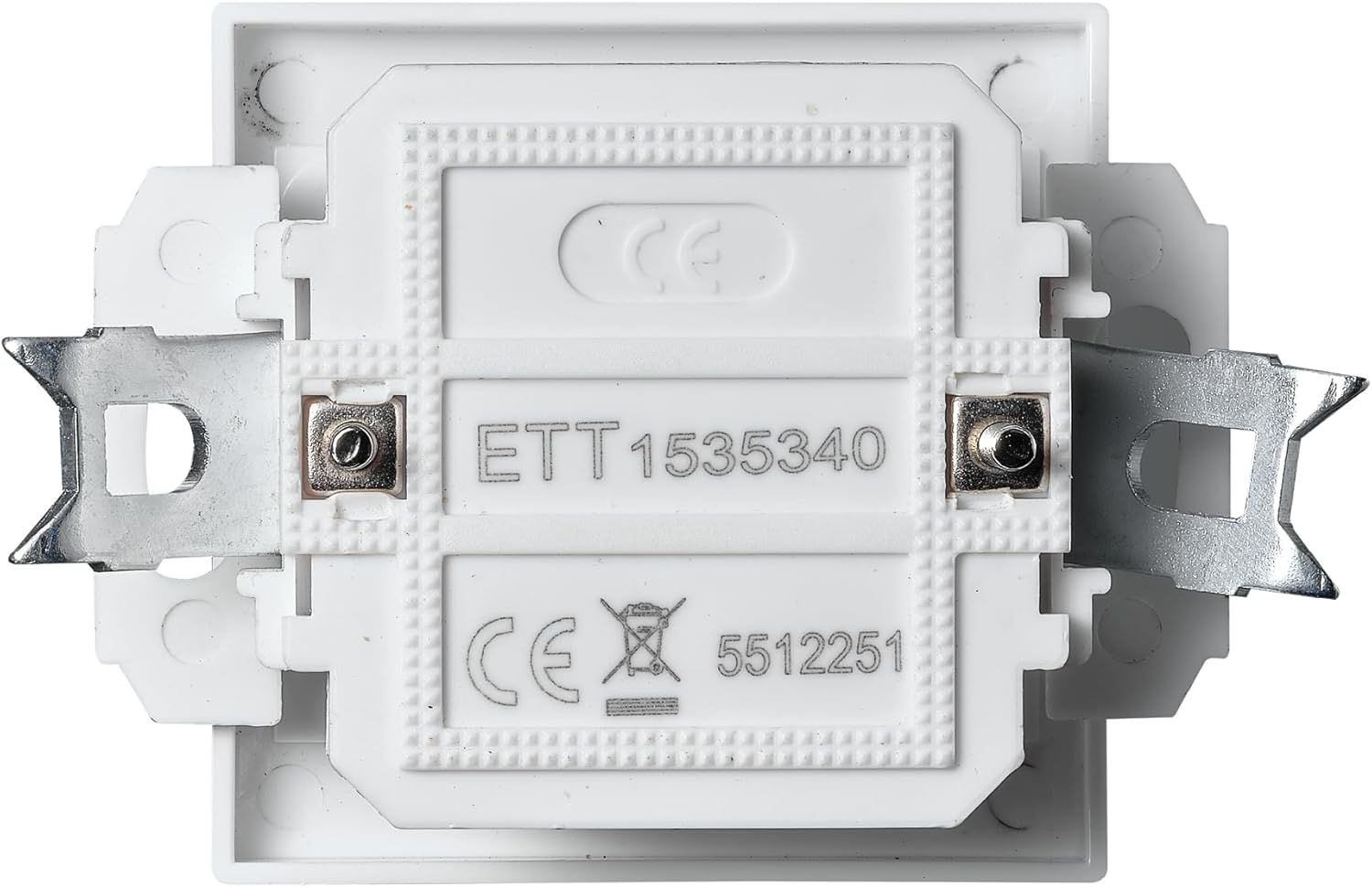 McPower TAE-NFN-Anschlussdose | Flair | 3x 6-polig, Unterputz, IP20, für eine einfache Telefoninstallation, ideal für Haushalte und Büros, weiß