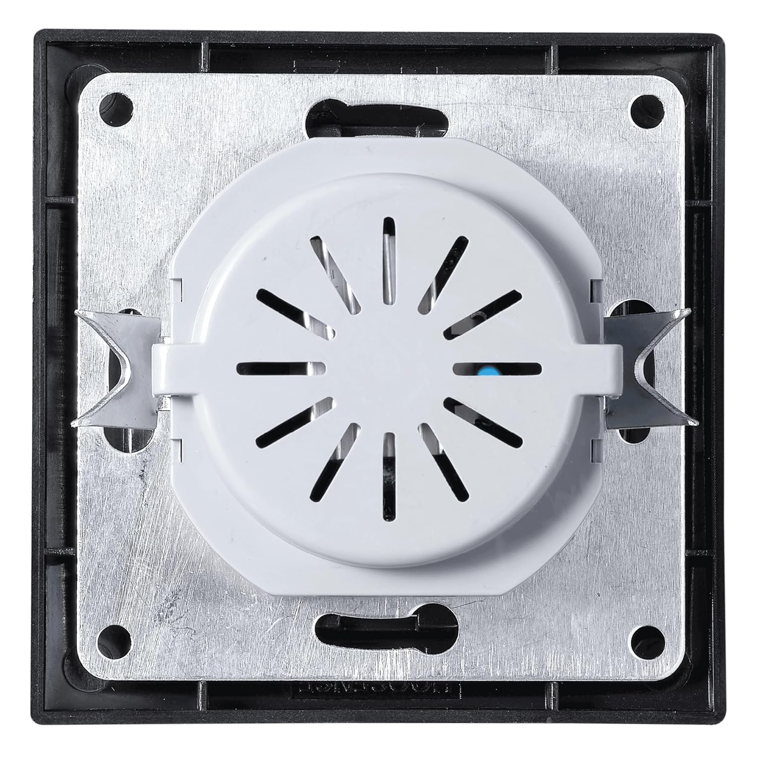 McPower LED Dimmer drehbar für elektronische Trafos | FLAIR | 250V / 300W inklusive 1-fach Rahmen, Memory-Funktion, matt Schwarz