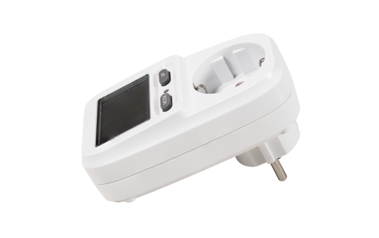 MC POWER - Energiekostenmessgerät | EM-50 | Energiekosten Stromzähler digitaler Energiekostenmesser, Stromverbrauchsmesser für Steckdose