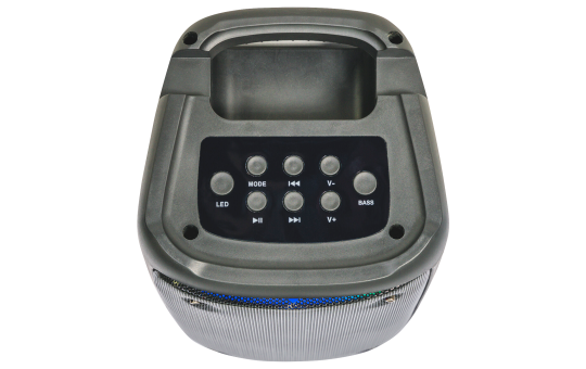 Soundbox ''LEO-250'' 2 x 3''/8cm, 100W, mit beleuchteten Lautsprechern