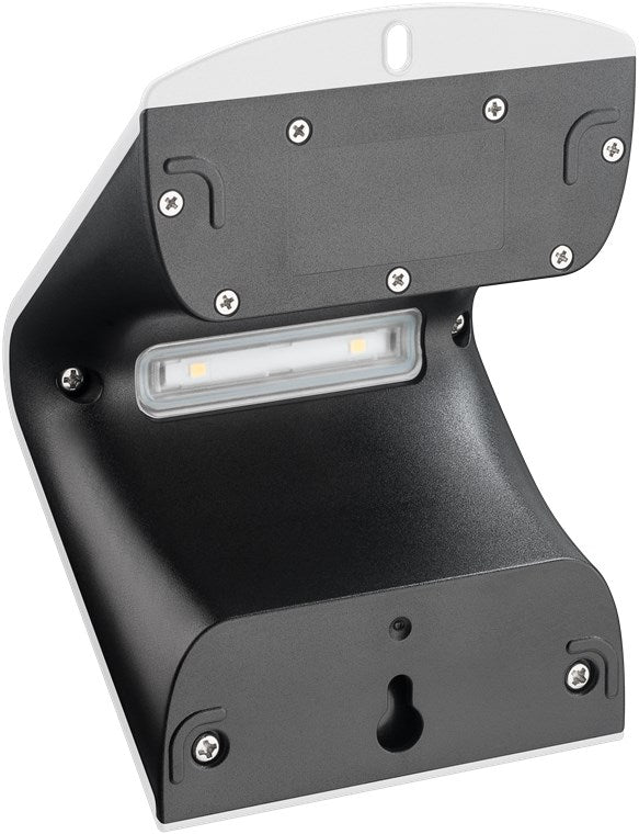 Goobay LED Solarleuchte Außenstrahler mit Bewegungsmelder Aussen / 1,5W Solar Lampe Outdoor / IP65 Gartenstrahler / Außenlampe mit Bewegungsmelder PIR Sensor / Weiß [Energieklasse A++]