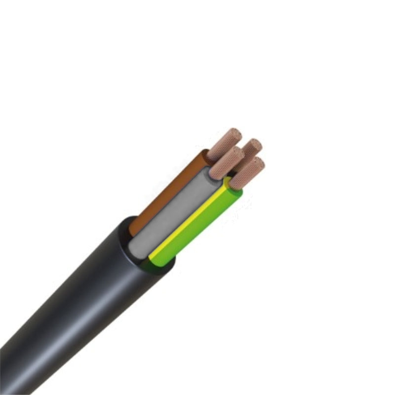 100m Starkstromkabel H07RN-F 4x1,5mm² | Gummischlauchleitung H07RN-F 4G1,5 RG100m schwarz