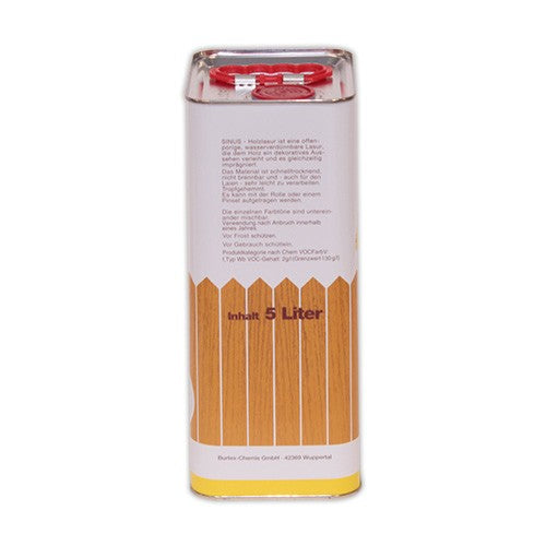 5L Burtex SINUS Holzlasur Farblos Holzschutz Holzschutzlasur Holz Lasur In&Out