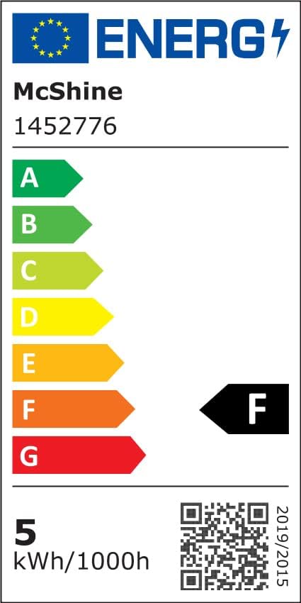 Einbauleuchten-Set McShine, 10xRahmen, 10xLED-Modul, 5W, 440lm, 230V, weiß