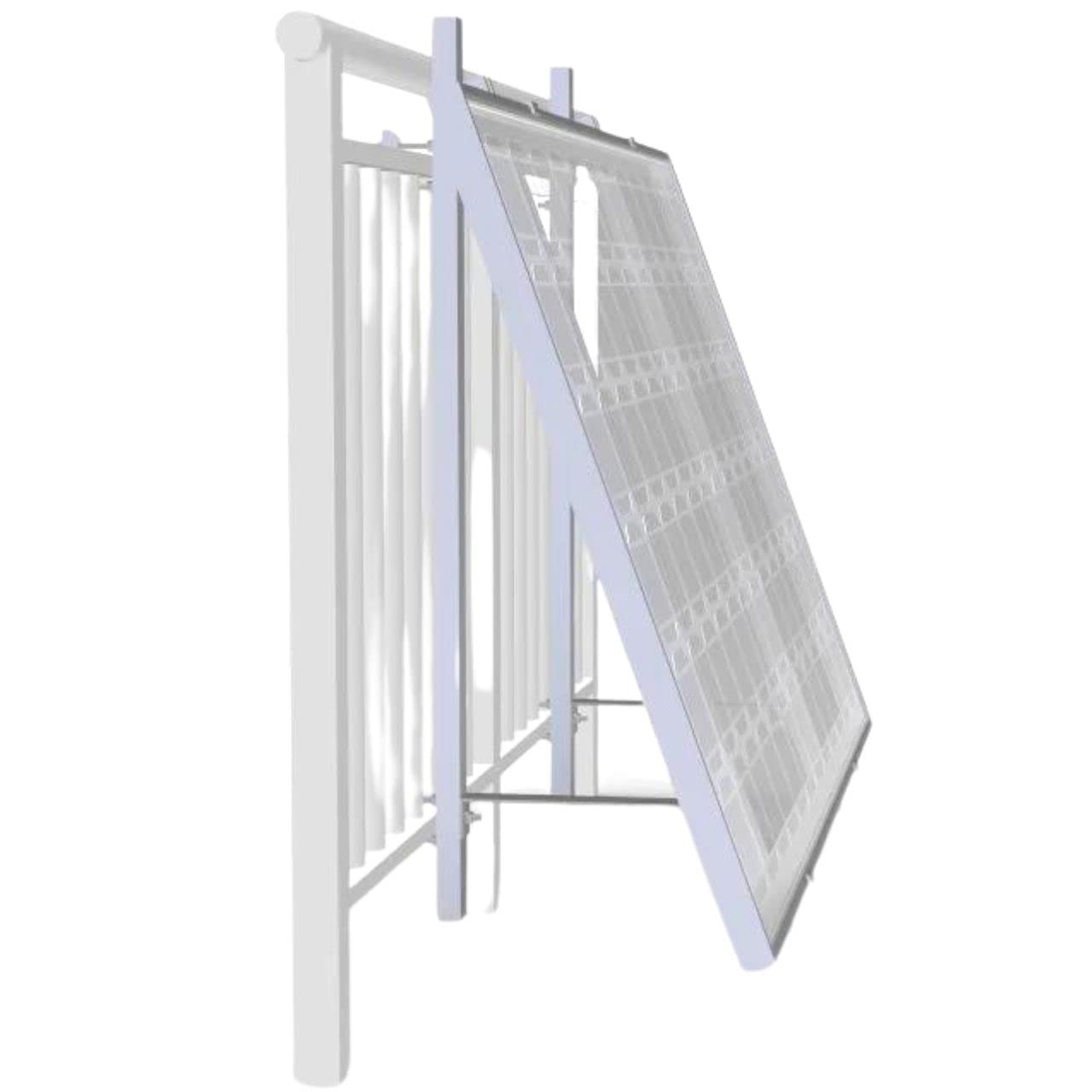 4 Stück für 2 Module Halterung für Solarpanel - Aufständerung für Solarmodule Photovoltaik Aufständerung Montageset Solar Einstellbarer Winkel für Balkon, Flachdach oder Garten