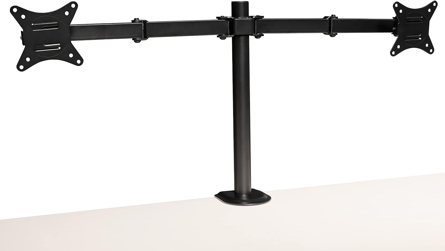 Monitorhalterung 17-32 Zoll | 2-Monitore | Bildschirm Halterung für Schreibtisch, Monitorarm mit Tischhalterung, höhenverstellbar, schwenkbar, drehbar bis 9 kg pro Arm, VESA 75/100