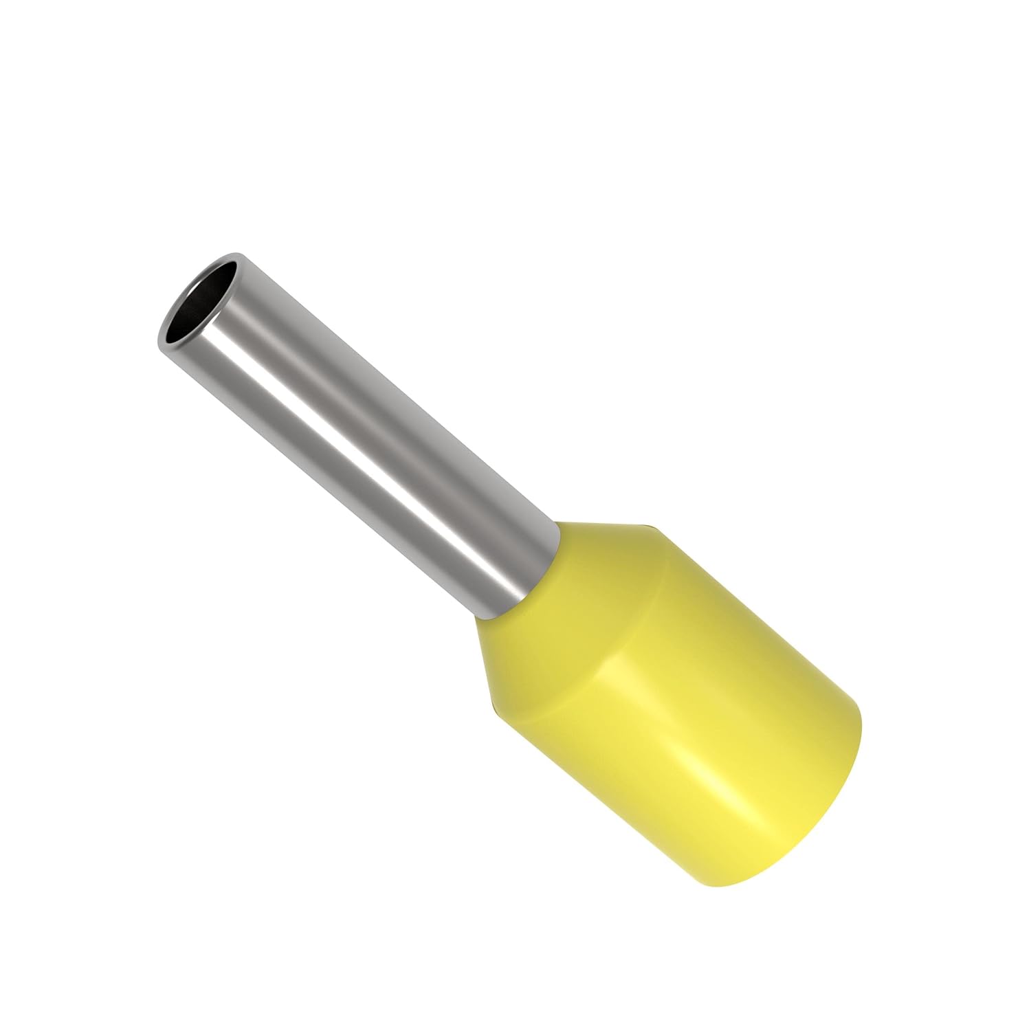 100 Stück Aderendhülsen 6mm² Kabelendhülsen Isolierte Aderhülsen für Drahtverbindung (6mm²x18mm)
