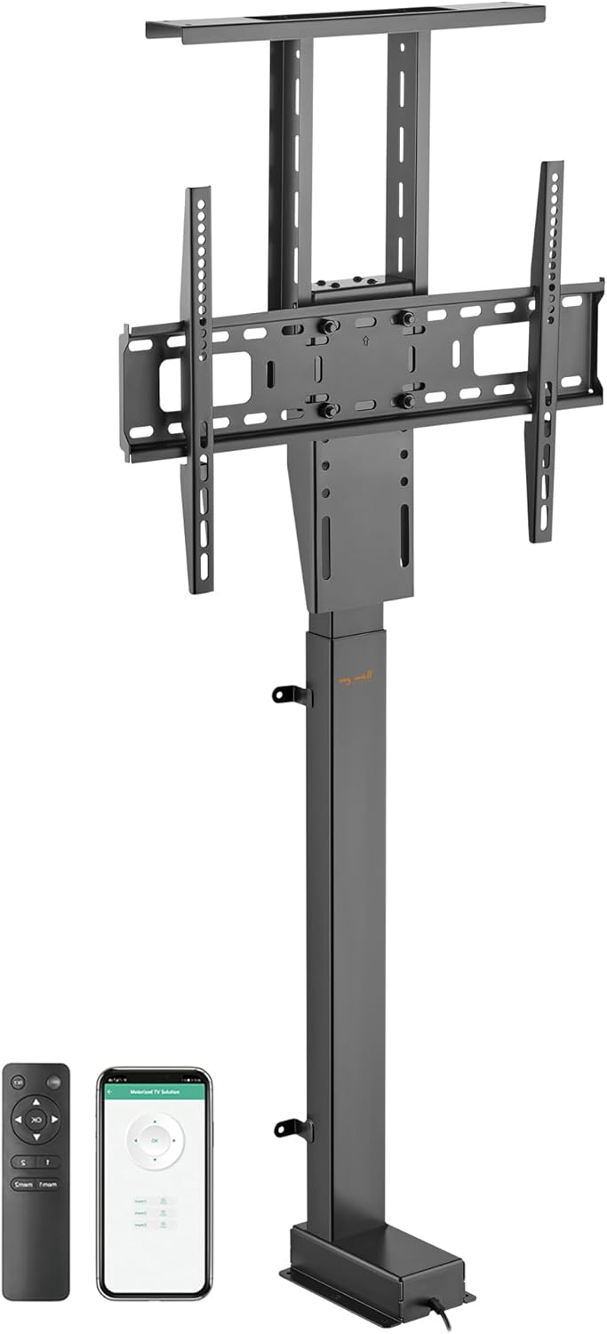 My Wall HP63-1L TV-Lift-Halterung Motorisiert, Mit Fernbedienung, Höhenverstellbar 94,0 cm (37) - 165,1 cm (65) Höhen