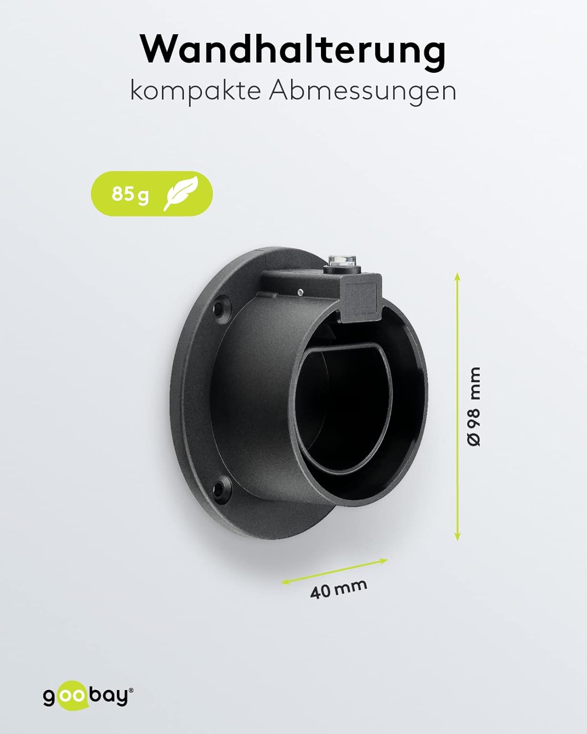 Wandhalterung Typ 2 Ladekabel für Elektroautos/EV Kabelhalterung für Wandmontage