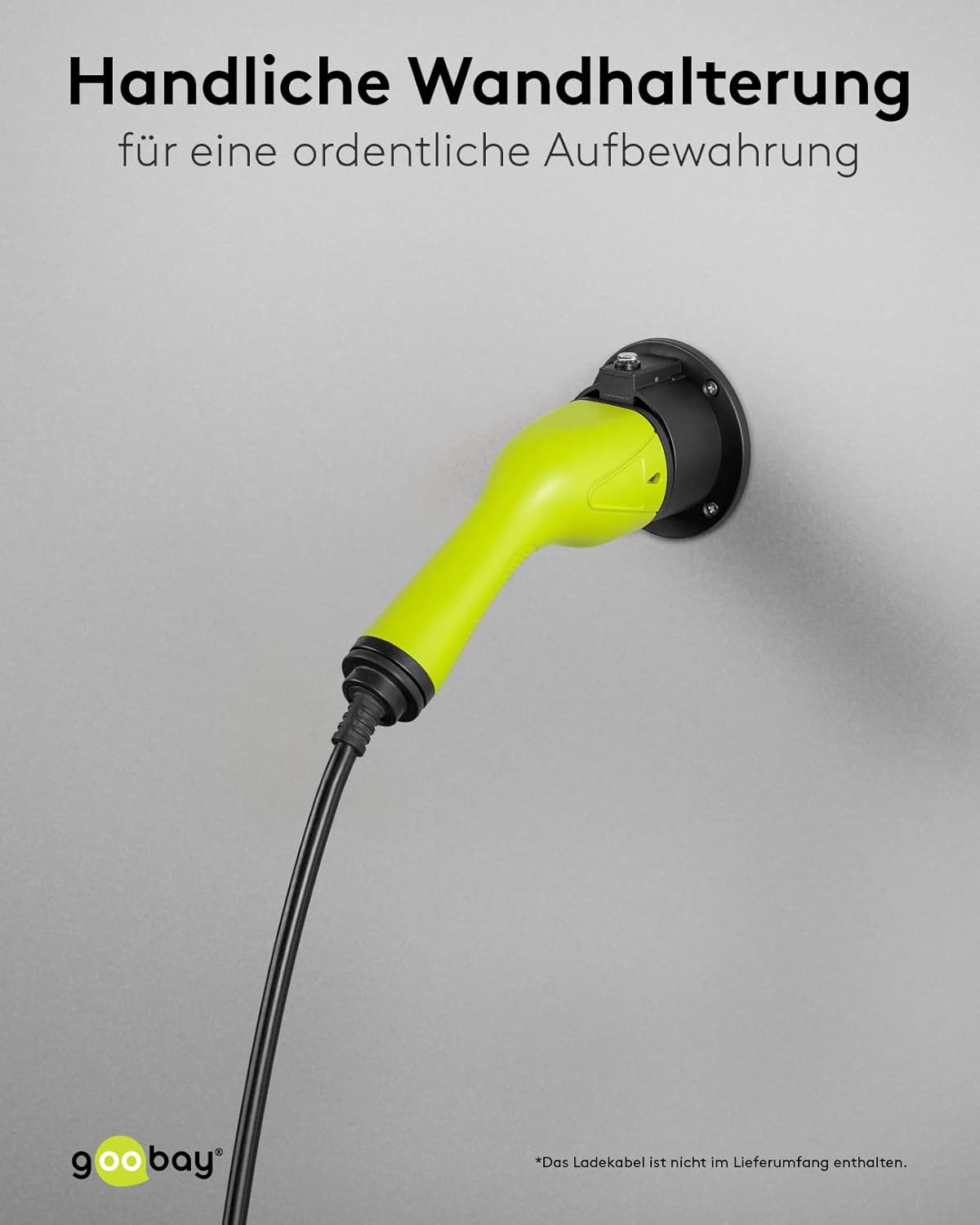 Wandhalterung Typ 2 Ladekabel für Elektroautos/EV Kabelhalterung für Wandmontage