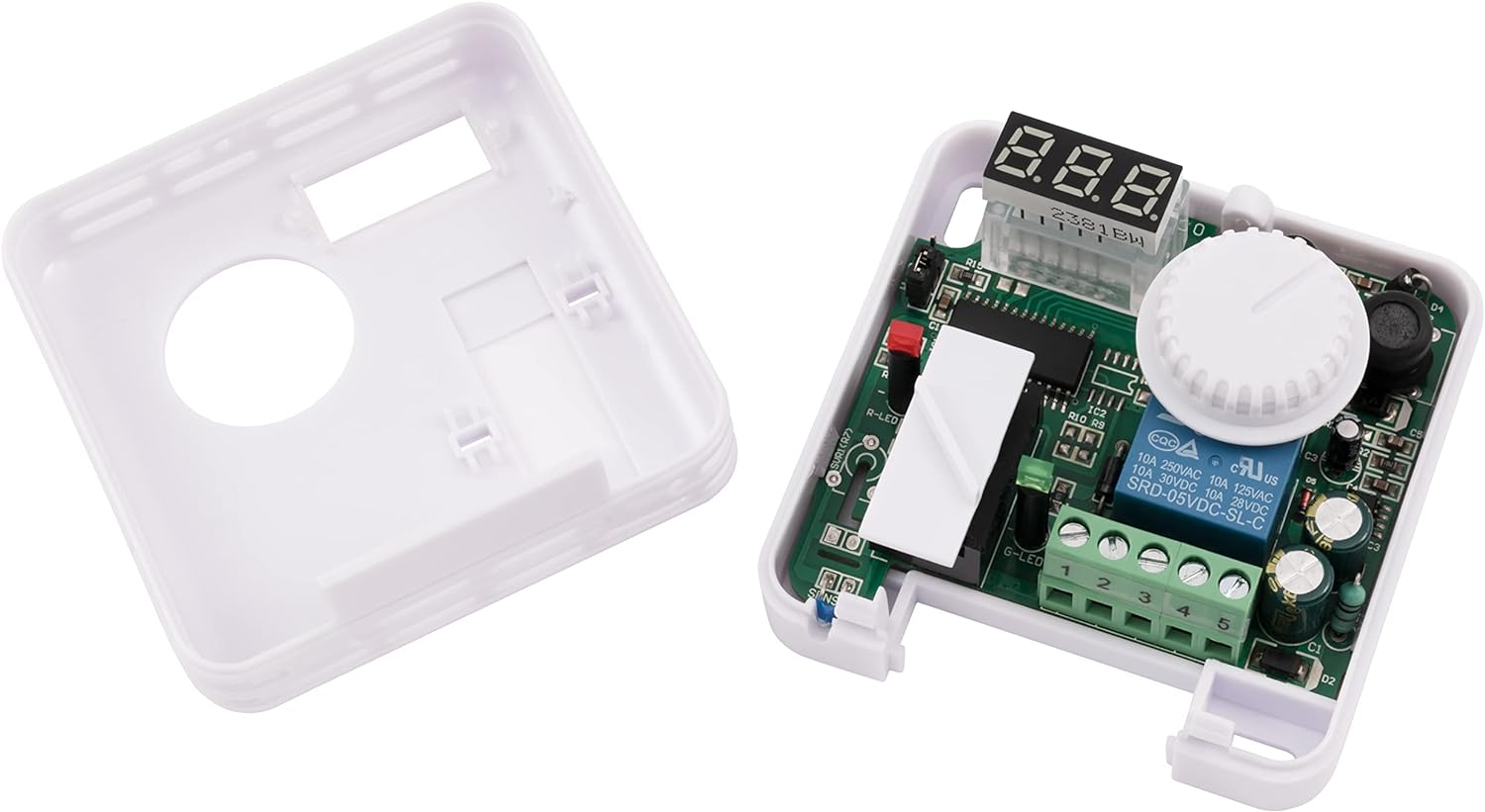 Raumtemperatur-Regler McPower ''TR-530'' 5-30°C, 110-230V, LED-Display, 7A