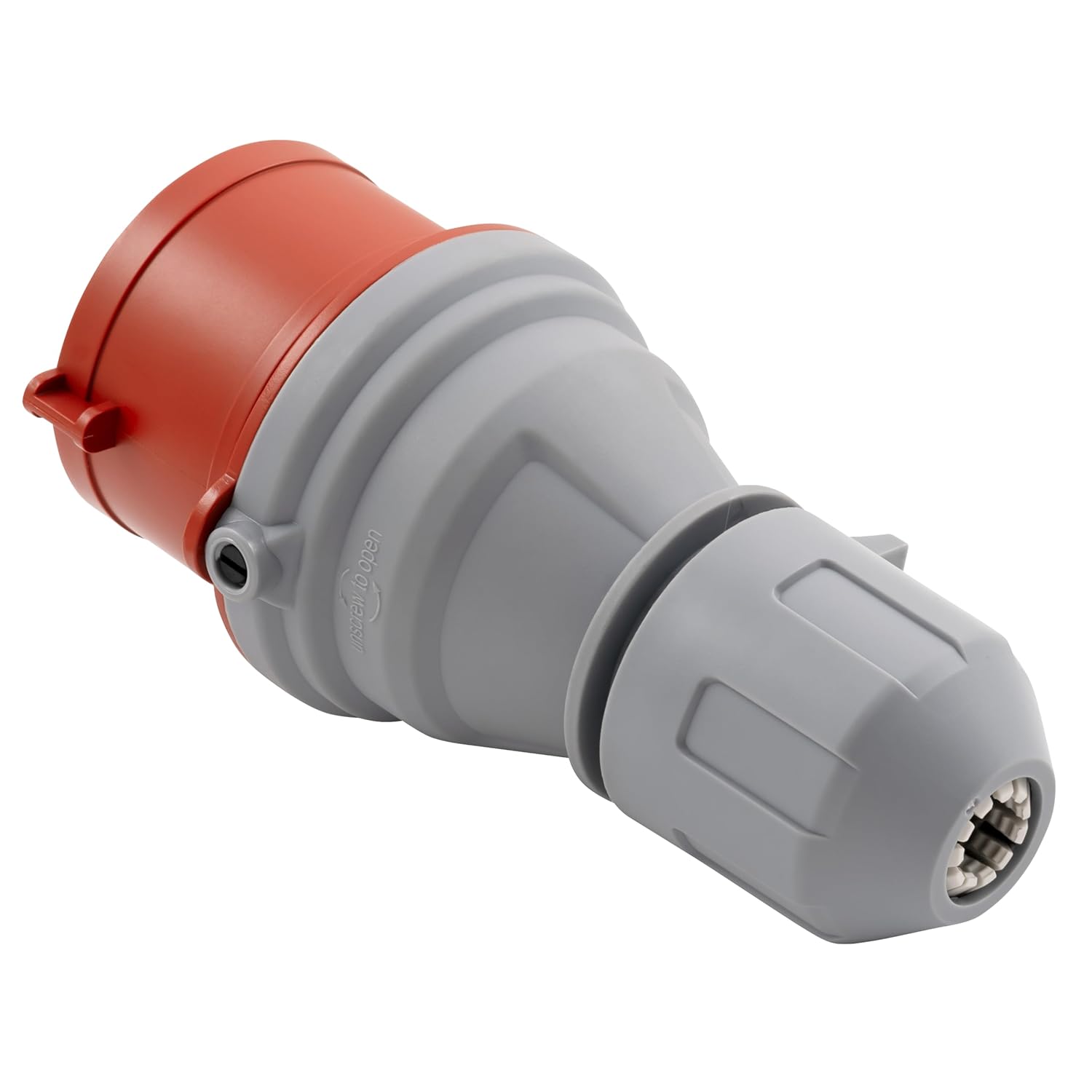 McPower CEE-Stecker IP44 | 415V, 16A Starkstrom Stecker | 5-polig Landanschluss für Wohnmobil Boot Aussenbereich Camping Caravan Industrie Handwerk