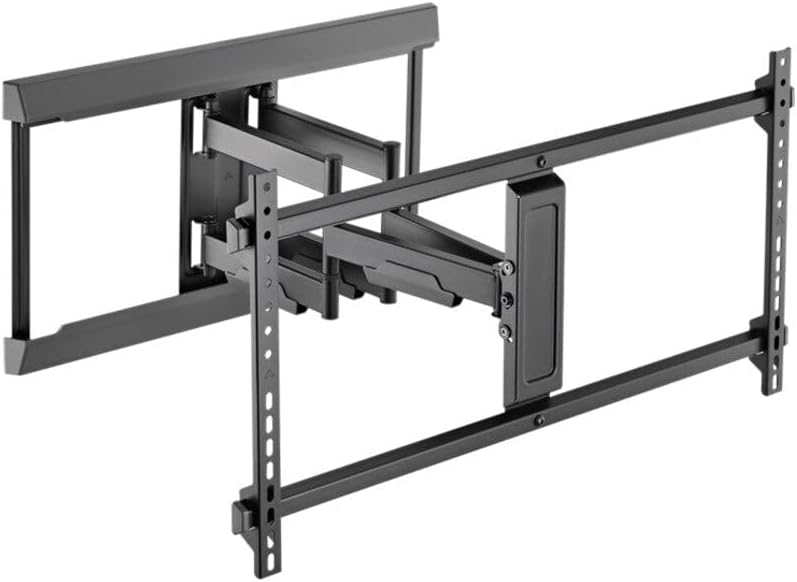 goobay TV-Wandhalterung für Fernseher von 43 bis 90 Zoll (109 – 229 cm), TV Halterung, max. 60 kg, vollbeweglich (schwenkbar, neigbar, seitlich verschiebbar)