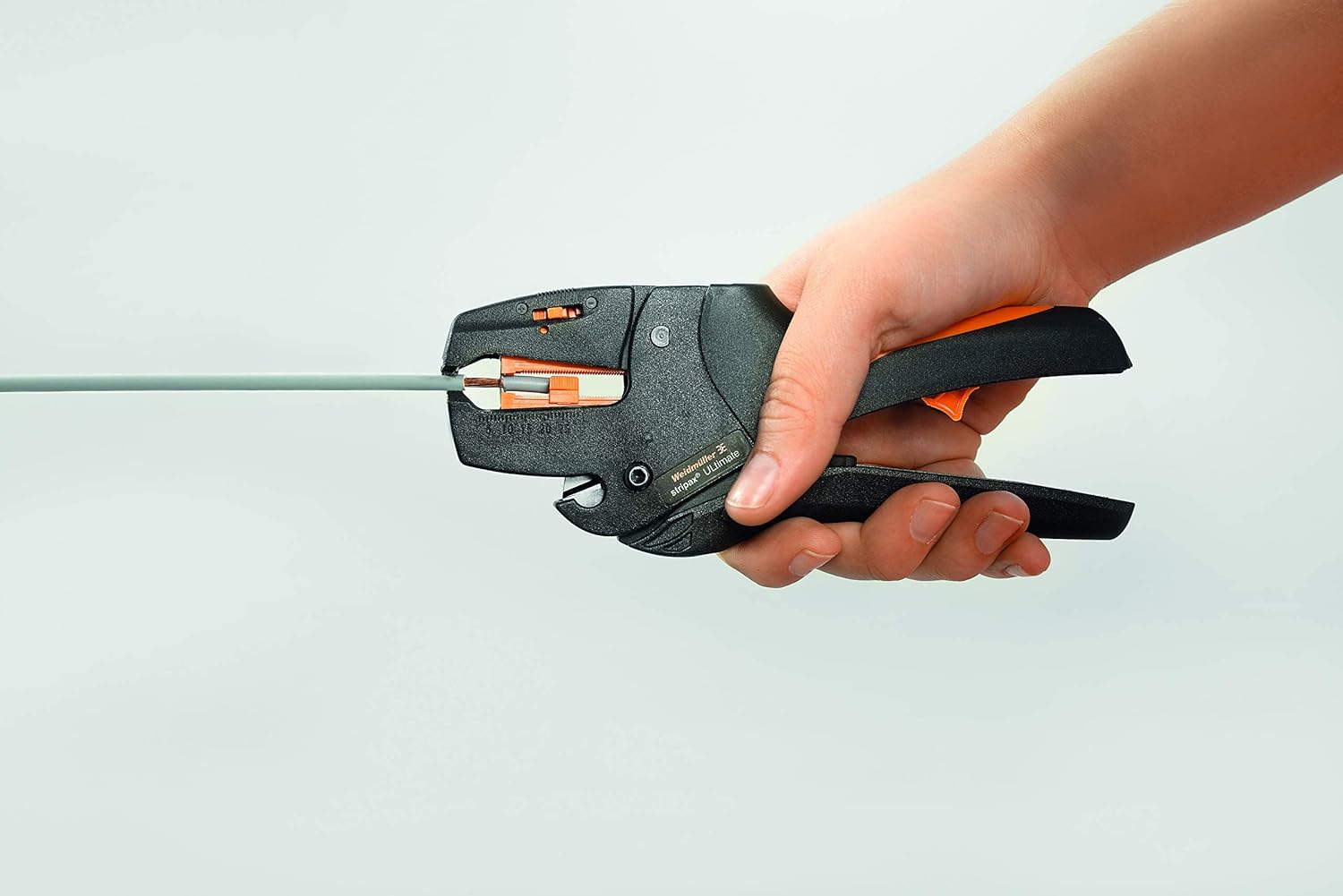 Weidmüller Kabel Abisolierwerkzeug Stripax Ultimate (max. Abisolierbereich bis 25 mm², Abisolierlänge einstellbar, Schneidwerkzeug, ohne Schutzisolierung)