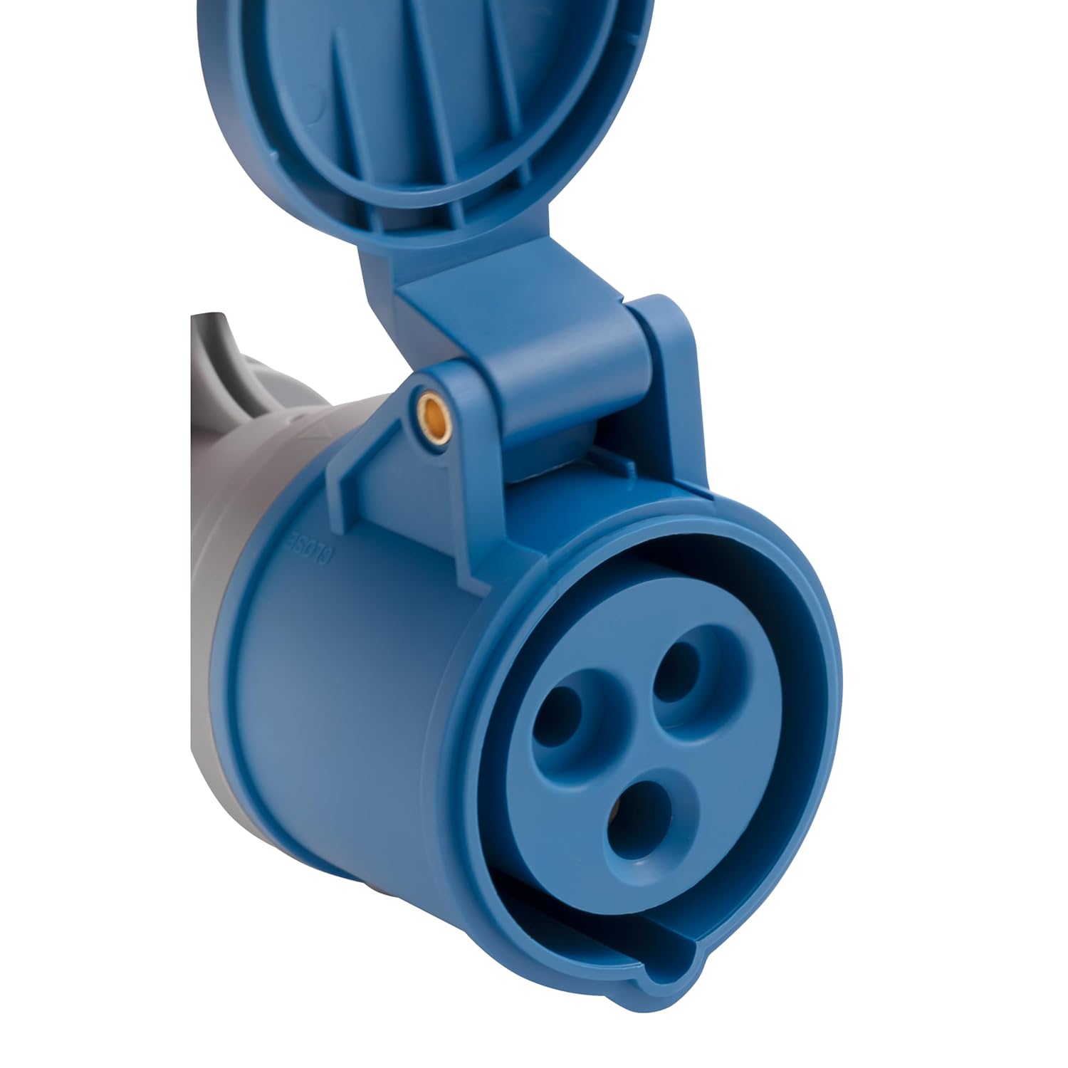 MC POWER CEE Steckdose IP44 Kupplung | 3-polig 250V, 16A Starkstrom Ladedose | Steckdose Industrie Handwerk Landwirtschaft Campingplatz