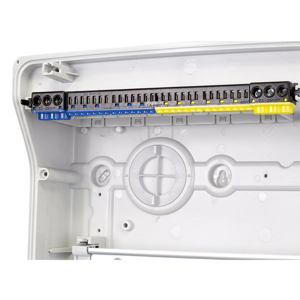 F-Tronic AP Feuchtraumverteiler 3-reihig IP65 NEPTUN36 7270003 mit Belüftungssystem