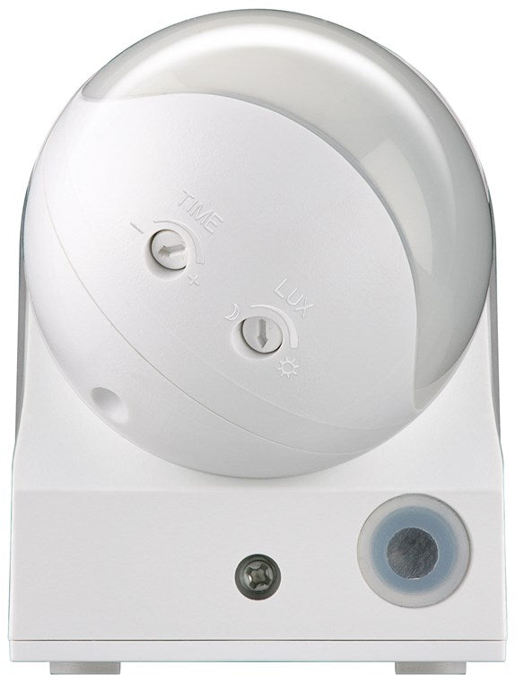 Goobay Infrarot Bewegungsmelder für Innen & Aussen 180° PIR Sensor LED Leuchte drehbar & neigbar Wand Aufputz Montage 12m Reichweite Weiß