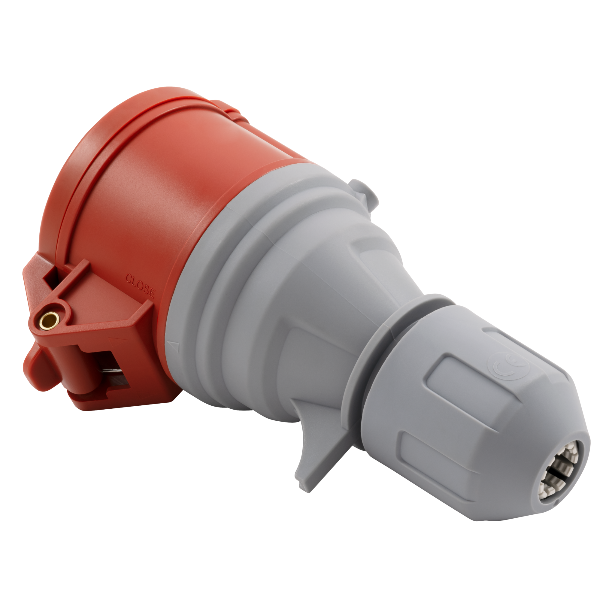MC POWER CEE Steckdose IP44 Kupplung | 5-polig 415V, 16A Starkstrom Ladedose | Industrie Handwerk Landwirtschaft Drehstromgeräte