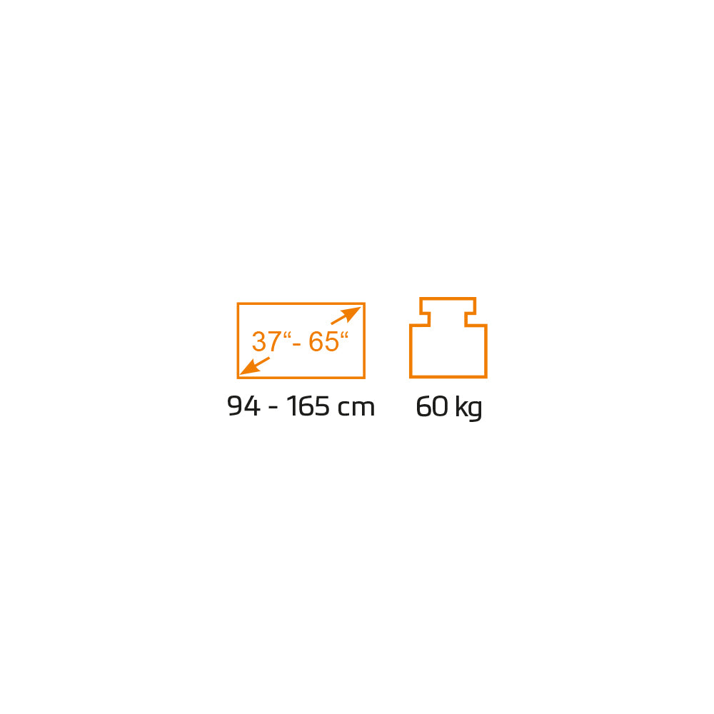 My Wall HP63-1L TV-Lift-Halterung Motorisiert, Mit Fernbedienung, Höhenverstellbar 94,0 cm (37) - 165,1 cm (65) Höhen