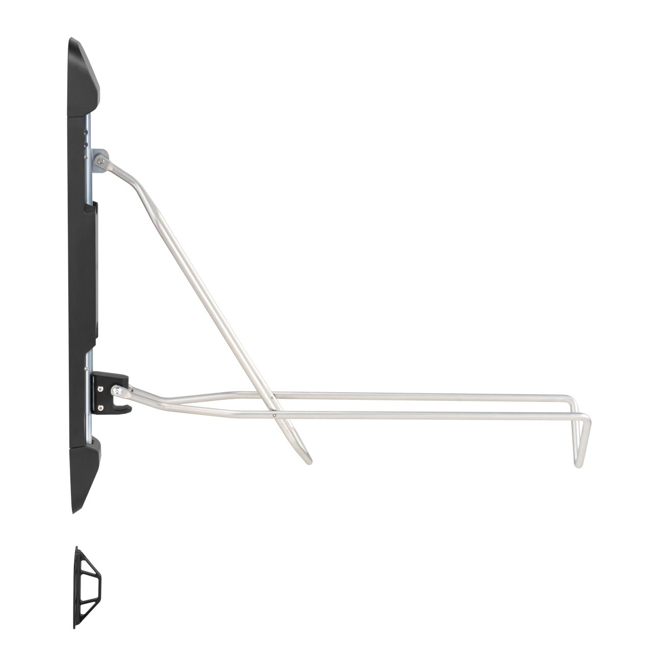 My Wall HR11L Fahrrad-Wandhalterung Schwarz schwenkbar