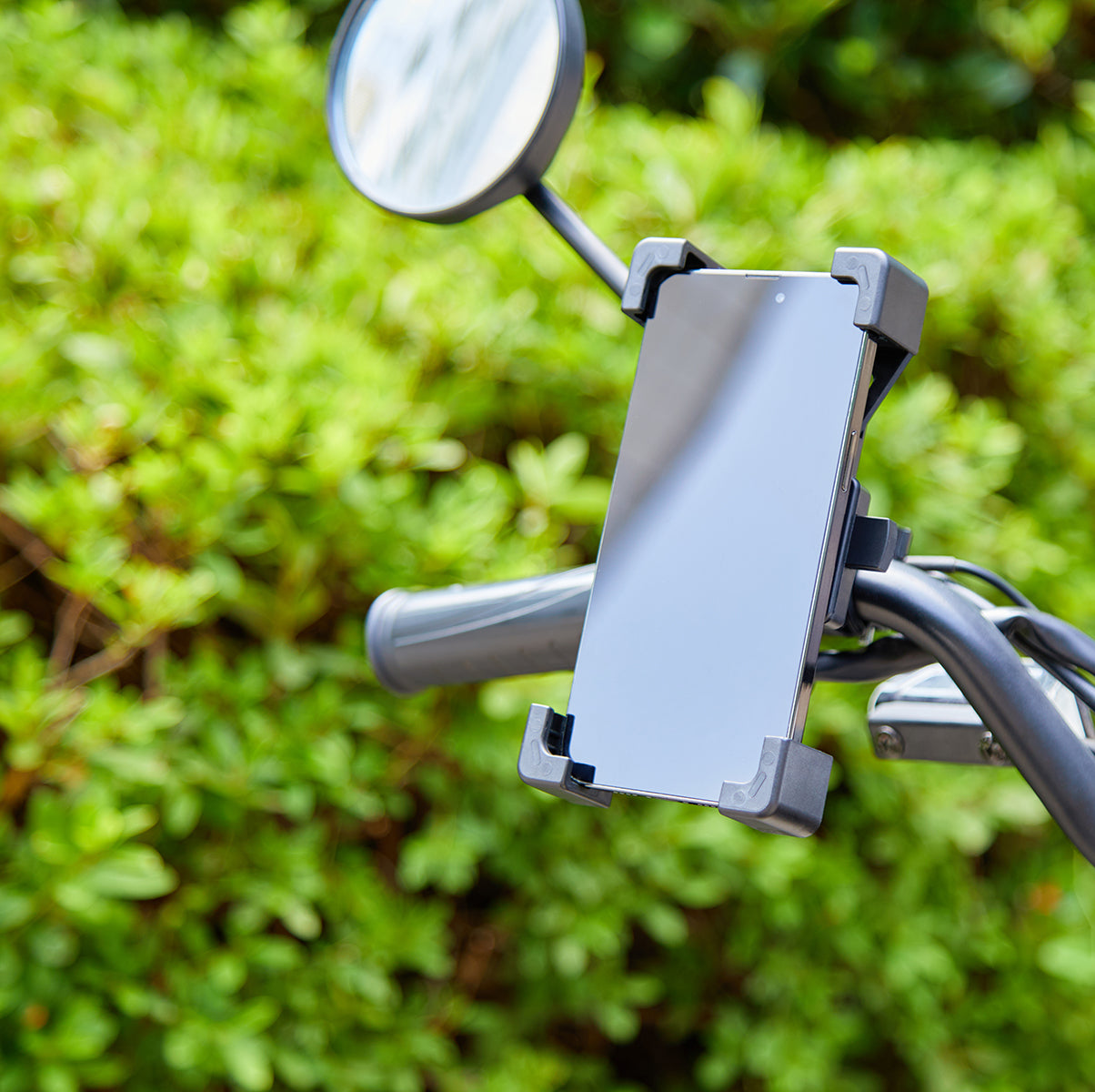 My Wall Handyhalterung für Fahrrad – HR20L, universale Fahrrad Handyhalterung mit One-Click-Funktion, EIN-Hand-Bedienung, 360° drehbar, Smartphone Halterung für Fahrrad, Motorrad und e-Scooter